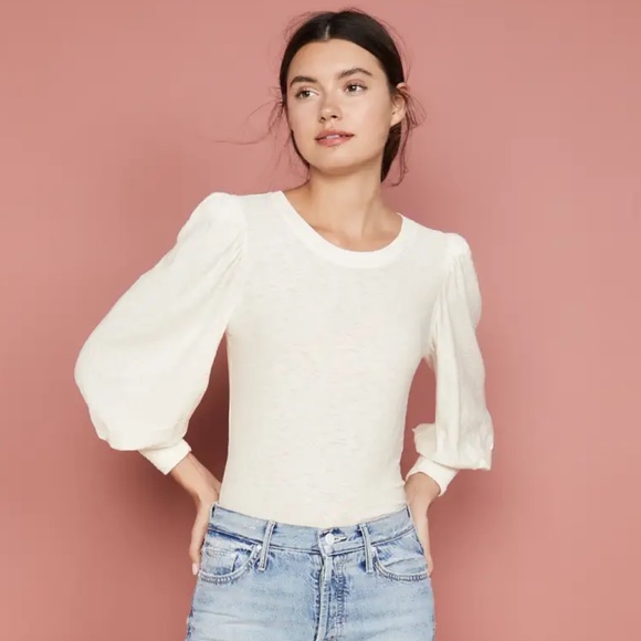 Nation LTD Loren peasant tee M New - Picture 6 of 10